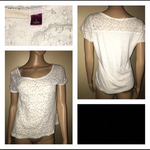 Cute Lacy White Shirt